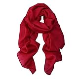 Nyrn Womens Solid Color Long Scarf,Linen-Cotton Blended Fabric Scarves