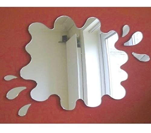 Puddle Mirror 28cm x 26cm and 6 Splashes