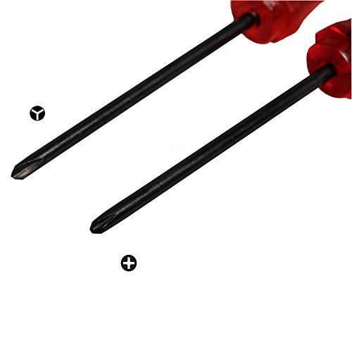Triwing Screwdriver Set, eJiasu Tri-Wing Screwdriver & Philips Screwdriver Set Game Screwdriver Repair Tools for GBA NDS DSL Dsi 3DS XL Wii PS4 Controller (1 Set)