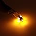 Hercoo Pack of 5pcs 168 W5W T10 5050 SMD LED Bulb Roof Cab Marker for 99-14 Ford Pickup - Amber