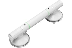 axGear Grab Bar with Suction Cup Shower Bathroom Handle 14 Inch Handrail Handicap
