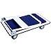 Giantex 5 660lbs Platform Cart Dolly Folding Foldable Moving Warehouse Push Hand Truck, Blue, 35.5inch x 24inch (Baseboard)