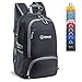 ZOMAKE Lightweight Packable Backpack 30L, Foldable Hiking Backpacks Water Resistant Compact Folding Daypack for Travel(Black)