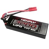 Redcat Racing Hexfly 3200mAh 20C 7.4V 2S LiPo Battery for RC Car or Boat
