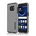 Samsung Galaxy S7 case, Incipio DualPro, Hard Shell Case with Impact-Absorbing Core Shock-Absorbing Impact-Resistant Dual-Layer Cover - Gray/Gray