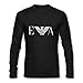 Emporio Armani For 2016 Mens Printed Long Sleeve tops t shirts