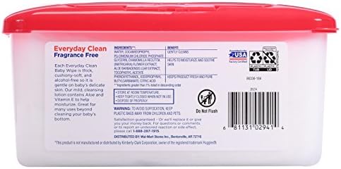 equate baby everyday clean fragrance free wipes