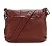 Scarleton Small Soft Washed Front Pocket Crossbody Bag H169220 - Burgundy