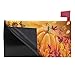 Fall Pumpkins Autumn Sunflowers Maple Leaf Post Letter Box Wraps - Magnetic Thanksgiving Mailbox Cover - Outdoor Standard Size 18