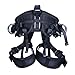 kissloves Full Body Safety Harness Outdoor Climbing Harness Half Body Harness Safe Seat Belt for Mountaineering Outward Band Expanding Training Rock Climbing Rappelling Equip (Half-Body Blue)