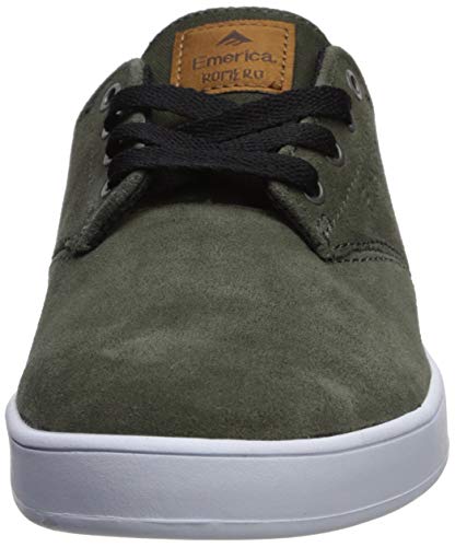 Emerica Men's The Romero Laced Skate Shoe, Olive/TAN, 5.0 Medium US - Thumbnail 4