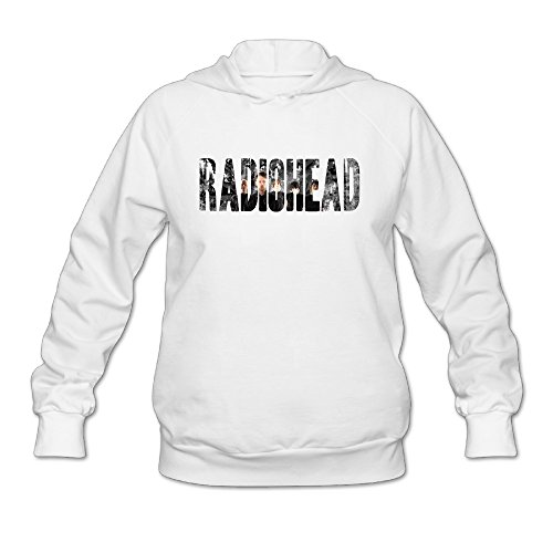 SAMMOI Radiohead3 Men's Fashion Hooded Sweatshirt L White