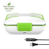 YOHOOLYO Electric Lunch Box Food Heater Portable Food Warmer for Both 12V Car and 110V Home Use with Removable Stainless Steel Container