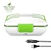 YOHOOLYO Electric Lunch Box Food Heater Portable Food Warmer for Both 12V Car and 110V Home Use with Removable Stainless Steel Container