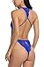 Avidlove Women Lace Lingerie Deep V Teddy One Piece Babydoll Mini Bodysuit Blue X-Large