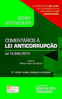 Livro Comentários à lei anticorrupção Lei 12.846/2013