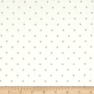 Amazon Com Backgrounds Crossstitch Gray Quilting Fabric By The Yard