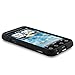 Black Rubberized Hard Phone Cover for HTC EVO 3D Protector Case