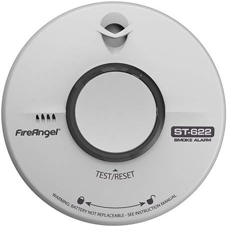 2 x ST-622T 10 Year Thermally Enhanced Optical Smoke Alarm