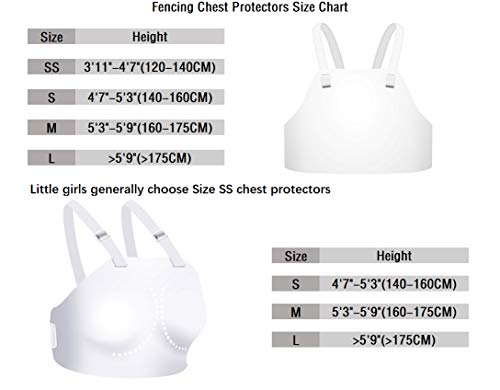 RayJoy Kid's Soft Plastic Fencing Chest Protector (SS, Kids) - Thumbnail 4
