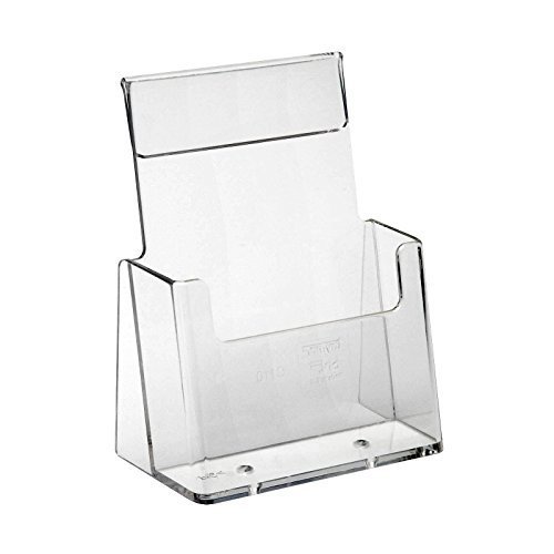 Displaypro A6 Portrait Acrylic Leaflet Holder Dispenser