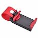 GARASANI Mobile Phone Holder Mount Clip Buckle Socket Hands Free on Car Steering Wheel for iPhone Samsung Galaxy, PDA and Smart Cellphones 2Pcs (Red)
