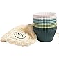 The Silicone Kitchen Reusable Silicone JUMBO Baking Cups - Set of 12 | Non-Toxic | BPA Free | Dishwasher Safe