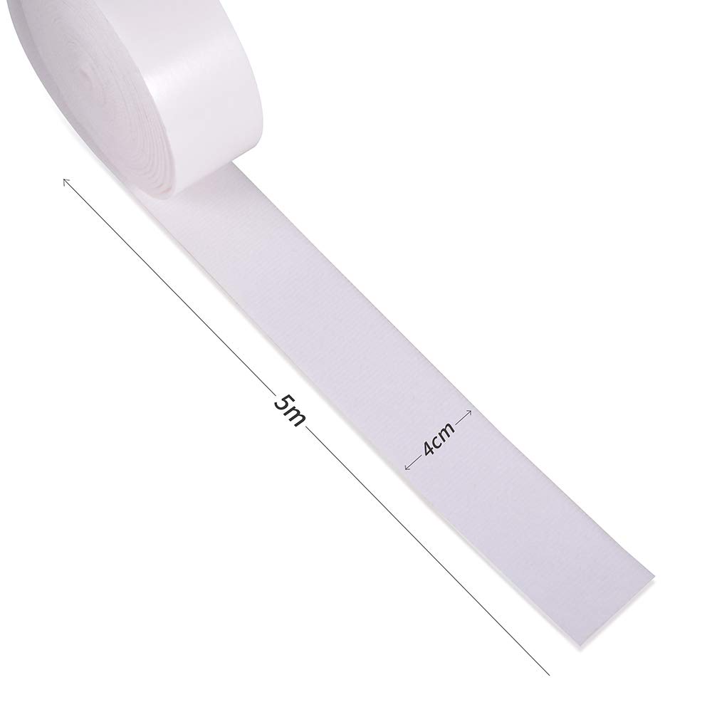 197" (500CM) Length White Self-Adhesive Soft Fiber Felt Roll for Felt Edge Squeegee Replacement Accessories Vinyl Applicator: Industrial & Scientific