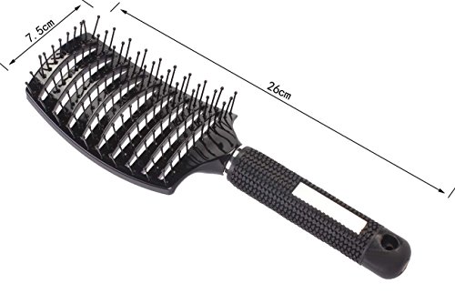 Curved Vented Styling Hair Brush, Detangling Thick Hair Massage Blow Drying Brush