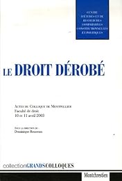 Le  droit dérobé