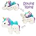 R.HORSE 12 Inch Jumbo Rainbow Unicorn Kawaii Cute Cream Scented Slow Rising Kids Squeeze Toys Stress Relief Toy Hop Props, Decorative Props Large (Jumbo Rainbow Unicorn)