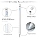 Stylus Pens for Touch Screens Fine Point，ABsuper Active Stylus Pen Rechargeable Compatible with Ipad iPhone Android and Tablet, Capacitive Stylus with Glove for Writing Drawing