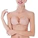 IXIMO Self Adhesive Bra, Strapless Bra Invisible Backless Sticky Bra Reusable Push up Bras for Women by Cup DD (E)