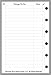 Pocket Size to Do List Planner Insert, Sized and Punched for Pocket Notebook (3.25