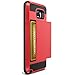 Note 5 Case, TekSonic Samsung Galaxy Note 5 Case (Red) Armor Series [Card Slide Slot][Drop Protection][Heavy Duty][Wallet] Full Cover Protection Tough Case for Samsung Galaxy Note 5 (Red)