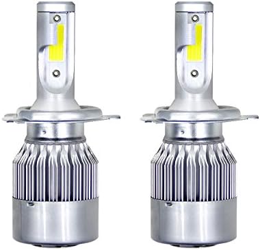 Voilio 2pcs LED Headlight Bulbs 8000LM 6000K COB Chips 72w/Pair Extremely Bright IP68 Waterproof Conversion Kits Car LED Headlights