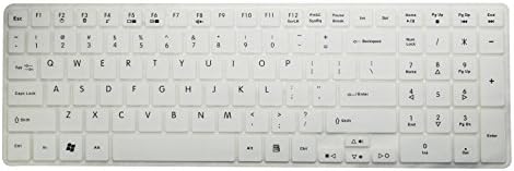 Avigator Translucent White Ultra Thin Silicone Keyboard Protector Skin Cover for Silicone Keyboard Protector Skin Cover for Acer Aspire 5251, 5253, 5250, 5336, 5349, 5560, 5560G, 5552, 5552G, 5741, 5742, 5742Z, 5745, 5745G, 5740, 5750, 5750G, 5750Z, 5733, 5733Z, 5736Z, 5749, 5749Z, 5738DG, 5738PG, 5810, 5810T, 5820, 5820TG, 7739, 7739Z, 7551, 7551G, 7741, 7741Z, 7741ZG, 7741G, 7735Z, 7250, 7750G, 7750Z, 7560, 7560G, 7535, 7535G, 7540, 7540G, 7736G, 7551, 7552G, 8942, 8942G (if your "enter" key is like a "7", our skin can't fit)