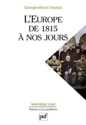 L' Europe de 1815 à nos jours