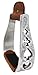Challenger Tack Horse Saddle Western Riding Engraved Aluminum Stirrups Leather Tread 51154thumb 1