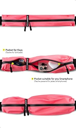 Fitgriff Running Belt for Men Women Secure Jogging Pouch for Phone,  Keys Essentials for All Cell Phone