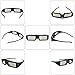 ExquizOn 3D Glasses 2 Packs 120Hz Active Shutter Rechargeable Lightweight for All Ultra-Clear Hd Ready Bluetooth 3D TV Sony, Panasonic, Sharp, Toshiba, Mitsubishi, Samsung