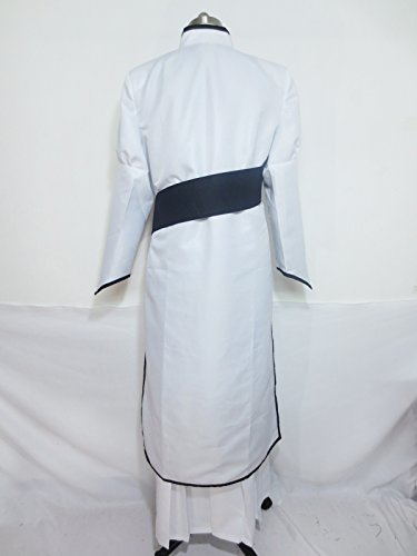 Bleach Orihime Inoue Arrancar Kimono White Cosplay Costume - Image 5