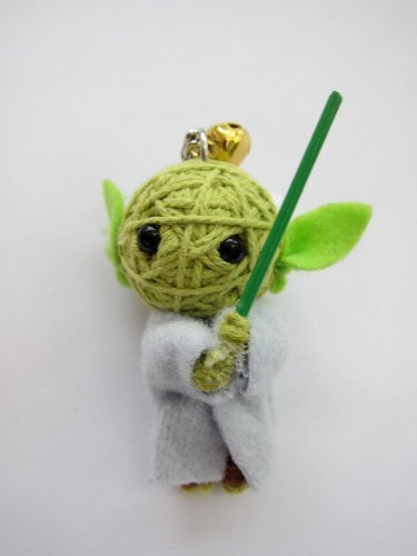 Green Elf Voodoo String Doll Keychain