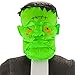 Halloween Haunters 7 Foot Inflatable Frankenstein Monster with LED Lights Indoor Outdoor Yard Lawn Prop Decoration - Blow Up Haunted House Party Display