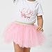 WGOODTECK Newborn Infant Baby Girls Super Soft Gold Stars Glitter Skirt(0-12M,Pink)