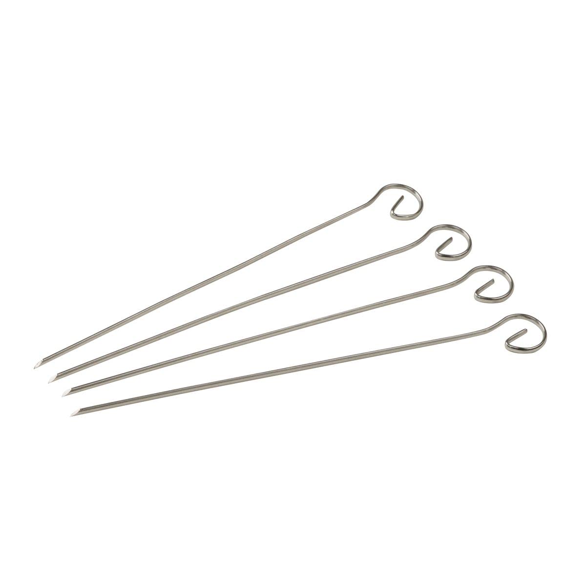 FACKELMANN 56701 Stainless-Steel Kebab Skewer 21 cm 4-Pack
