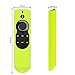 [2 Pack] Anti-Slip Shockproof Silicone Remote Case Cover with Lanyard for Fire TV with 4K Alexa Voice Remote (2017 Edition) (2nd Gen) / Fire TV Stick Alexa Voice Remote (Green + Turquoise)