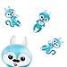 HanTop Interactive Baby Squirrel Finger Puppy Electronic Pet Toys for Boys and Girls (Sky Blue)