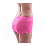 Xcellent Global 3D Padded Women's Bicycle Cycling Underwear Shorts Underpants - FS015,Large,Pink