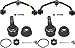Prime Choice Auto Parts CAK437555 Set of Upper Control Arms and 2 Lower Ball Joints